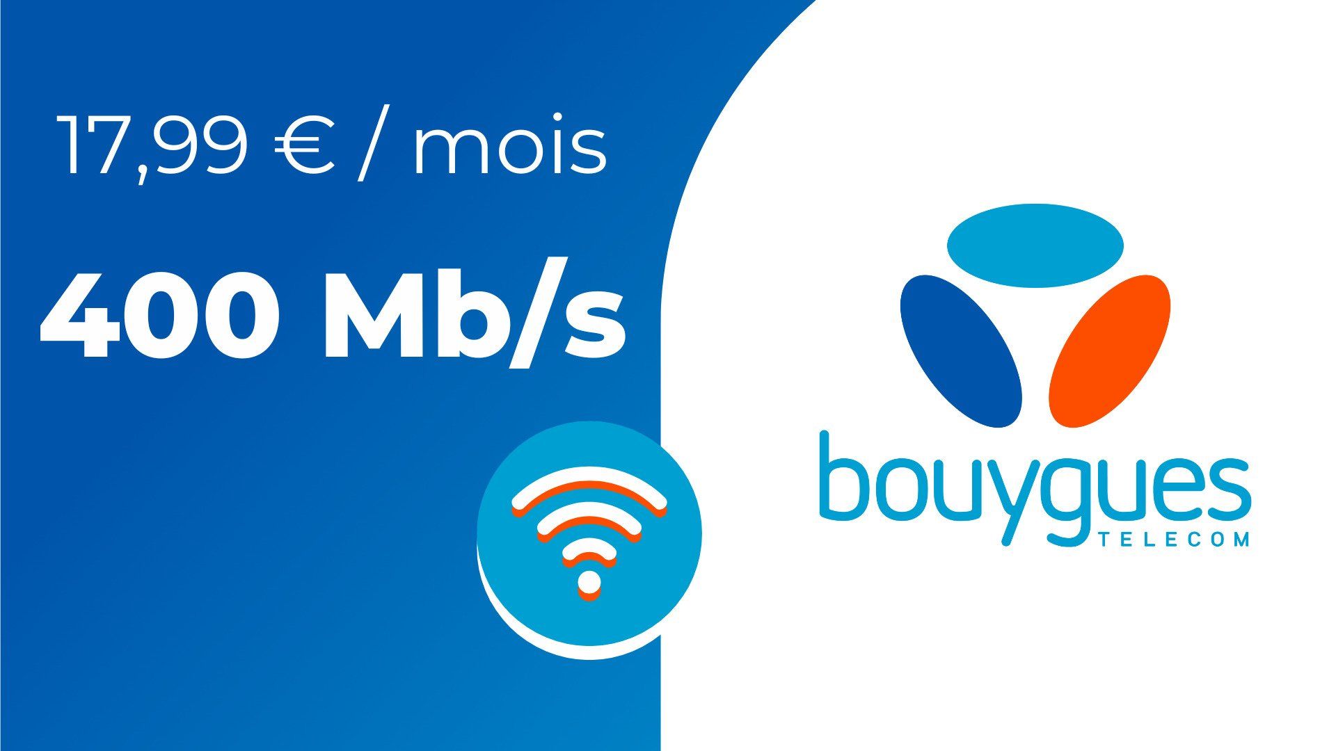 La fibre à moins de 20 euros, c'est la nouvelle proposition de Bouygues Telecom