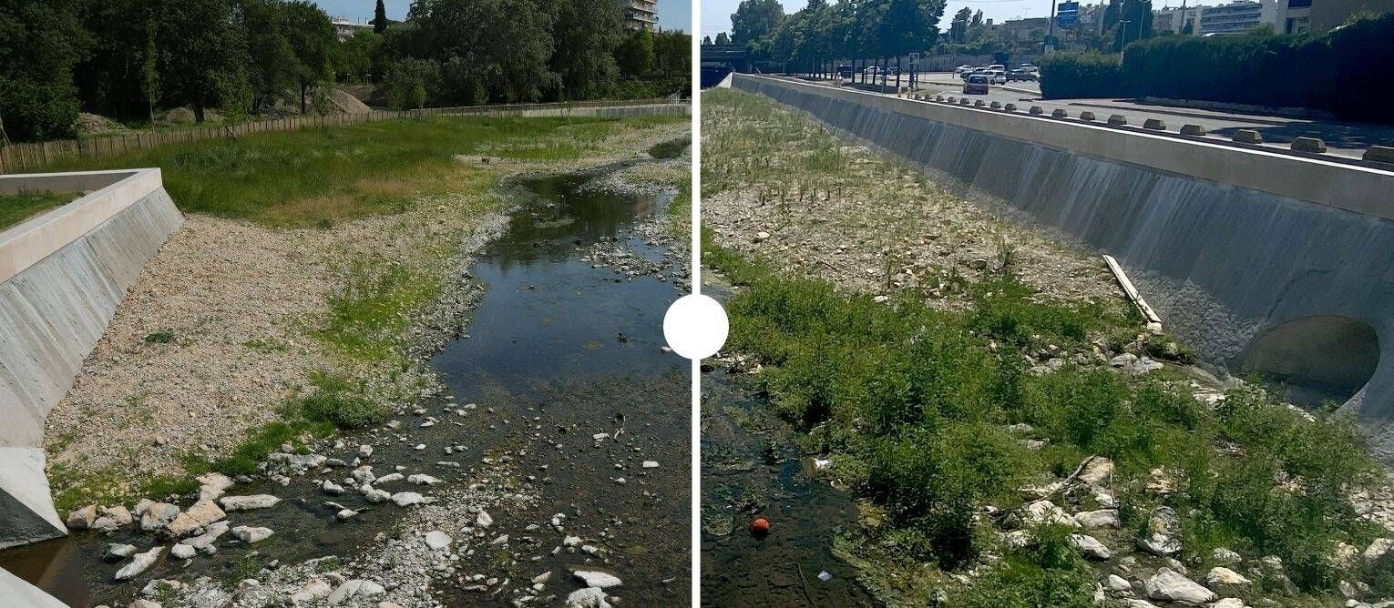 AVANT/APRES. Les dernières pluies ont-elles changé l'état des cours d'eau et lacs azuréens?