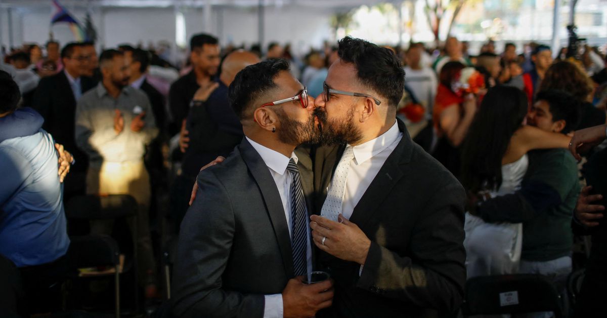 Mexico City holds mass celebration for same-sex weddings, gender ID changes