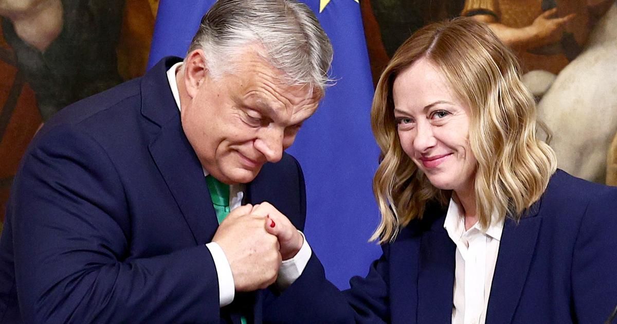 Giorgia Meloni et Viktor Orban affichent leur bonne entente