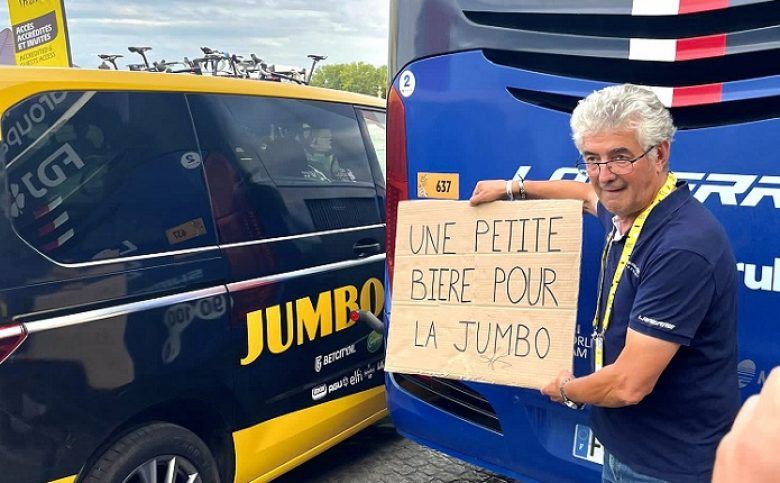 Marc Madiot chambre... «Une petite bière pour la Jumbo»