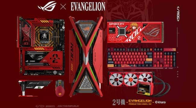 ROG Evangelion : Asus annonce ses composants !