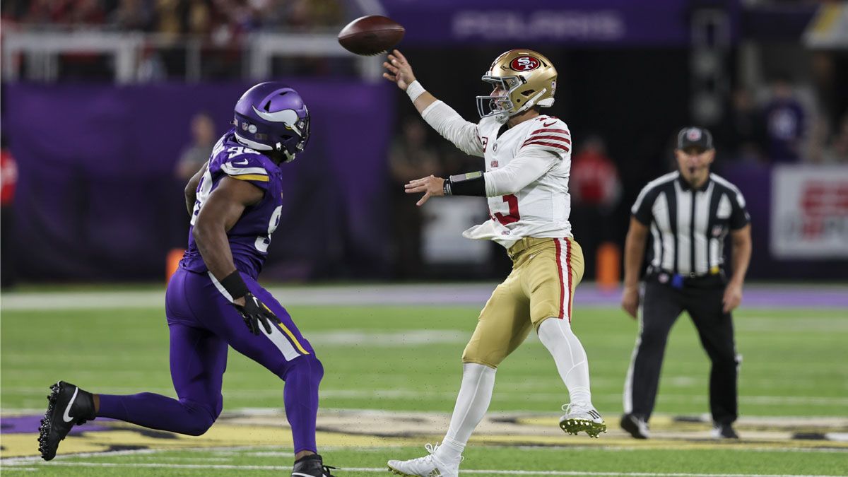 How PFF graded Brock Purdy, 49ers' defense in alarming loss to Vikings