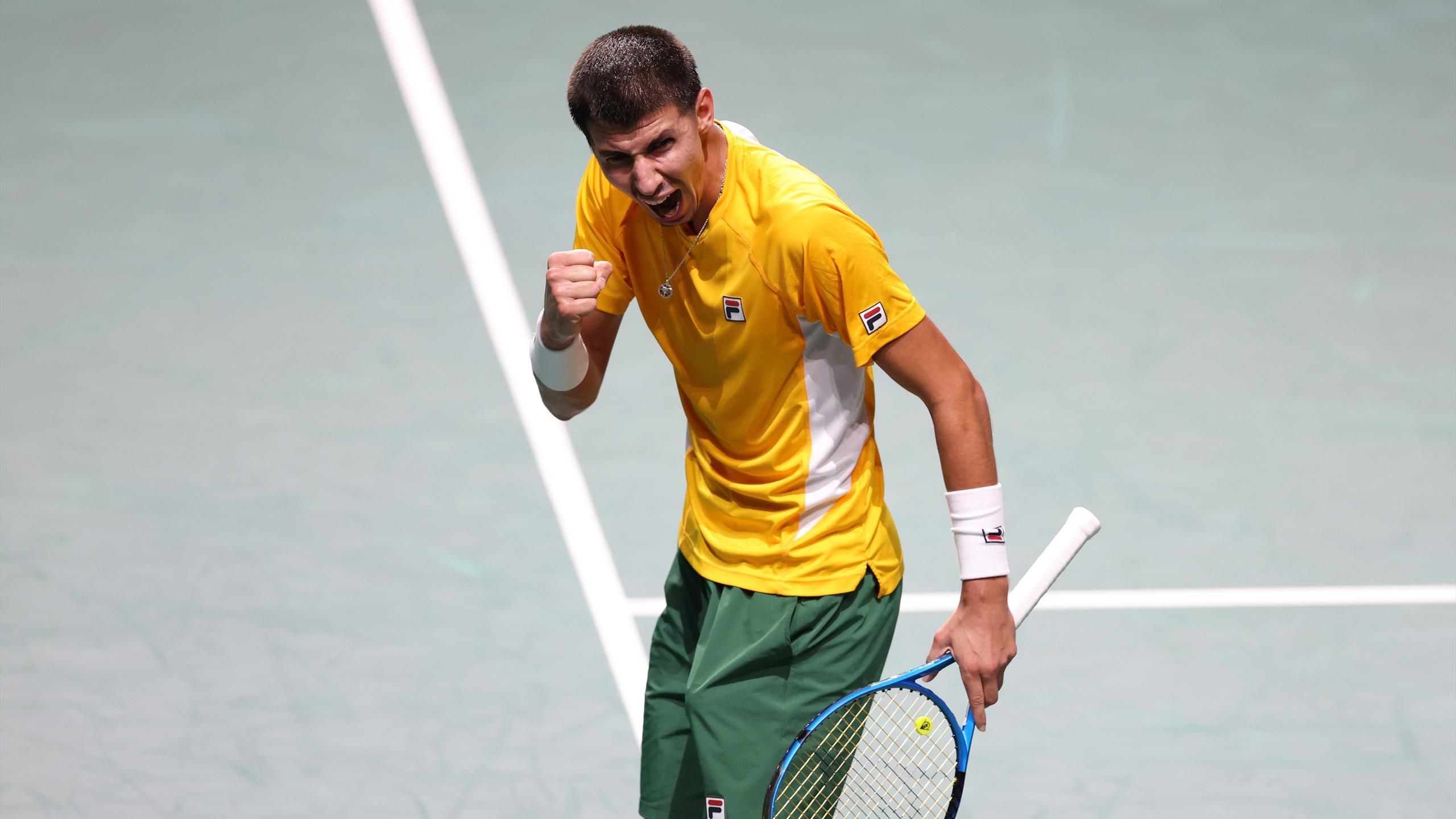 Coupe Davis : Alexei Popyrin bat Otto Virtanen (7-6, 6-2) et donne l'avantage à l'Australie en demi-finale