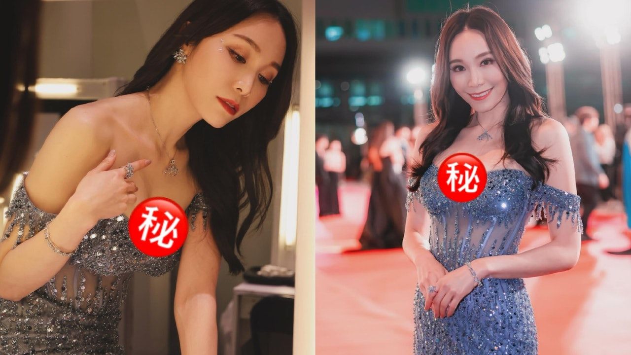 鄧伊婷谷胸晒腿疑走光極誘惑 網民大呼：頂唔順啦