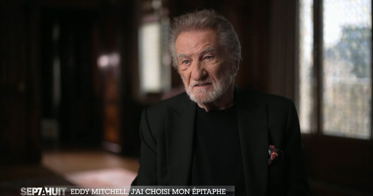 "Ça va doucement" : Eddy Mitchell se confie sur sa santé et dévoile son épitaphe dans "Sept à huit"