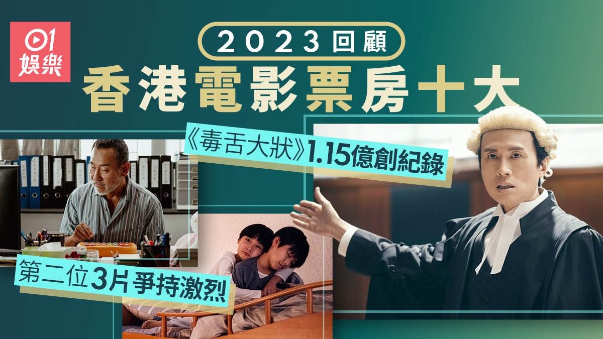 我們的2023｜香港電影票房十大 《毒舌》破億創紀錄第二位競爭大