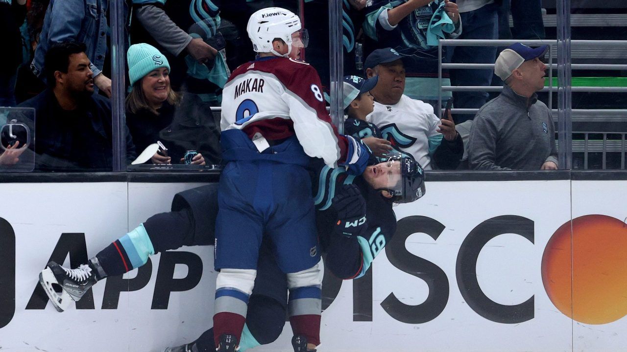 Cale Makar suspended 1 game for hit on Jared McCann