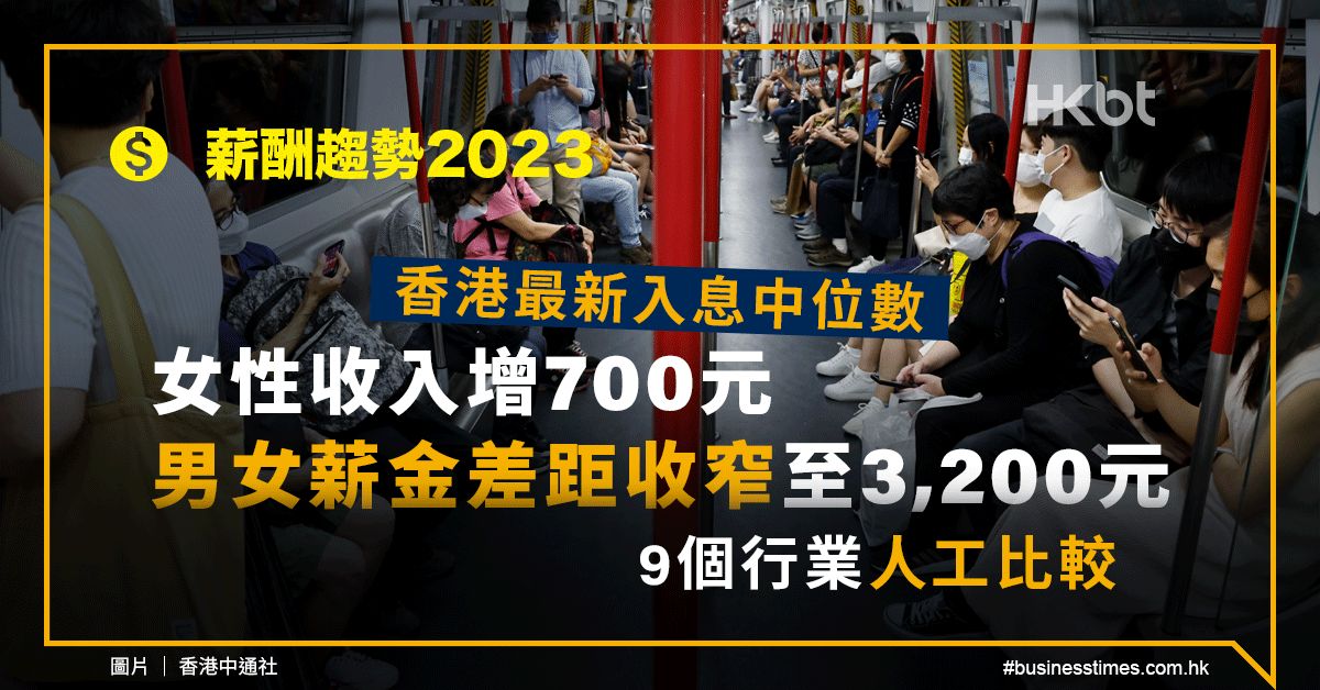 薪酬趨勢2023｜香港最新入息中位數｜9個行業人工比較