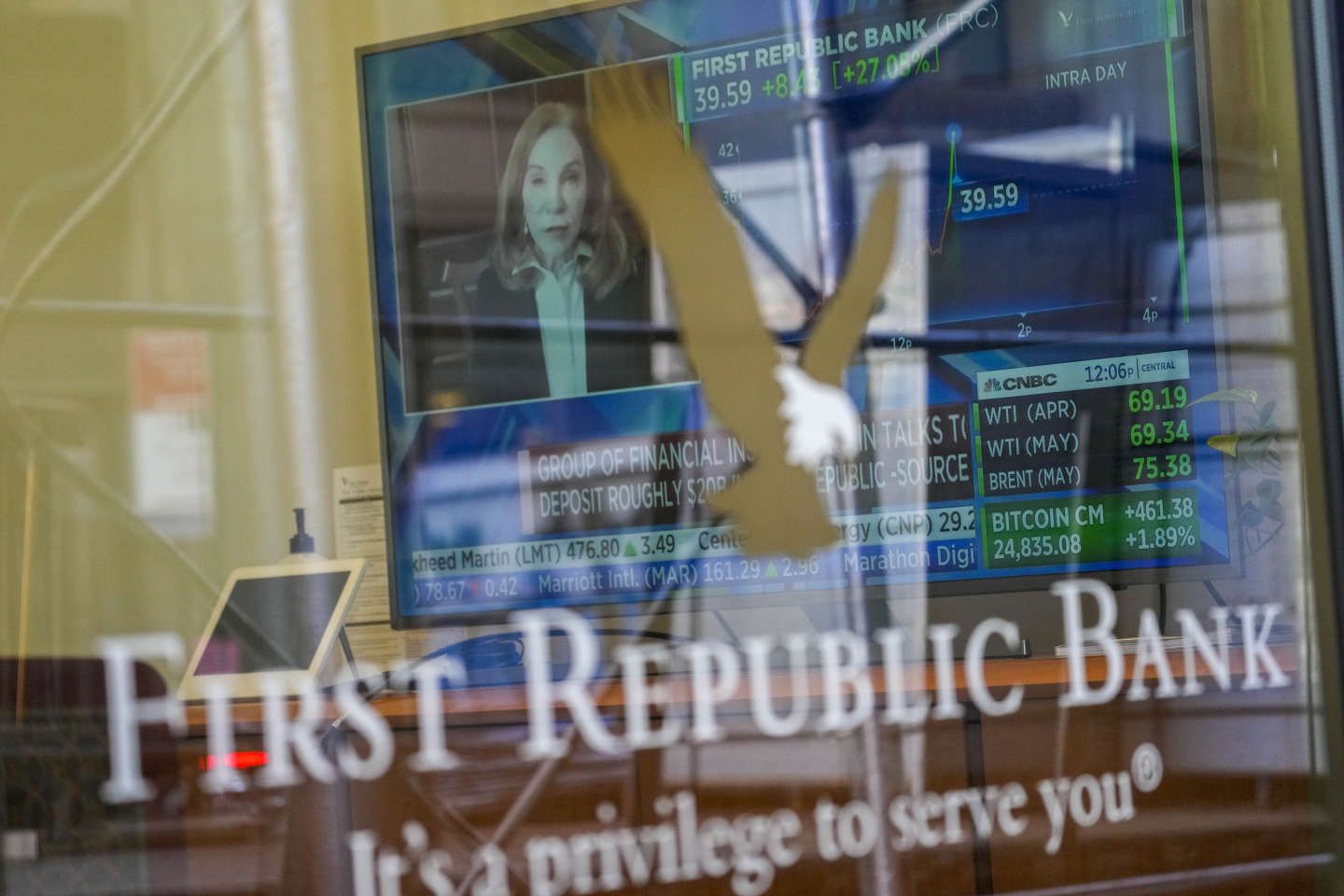 Aux Etats-Unis, la First Republic Bank est à son tour au bord du gouffre