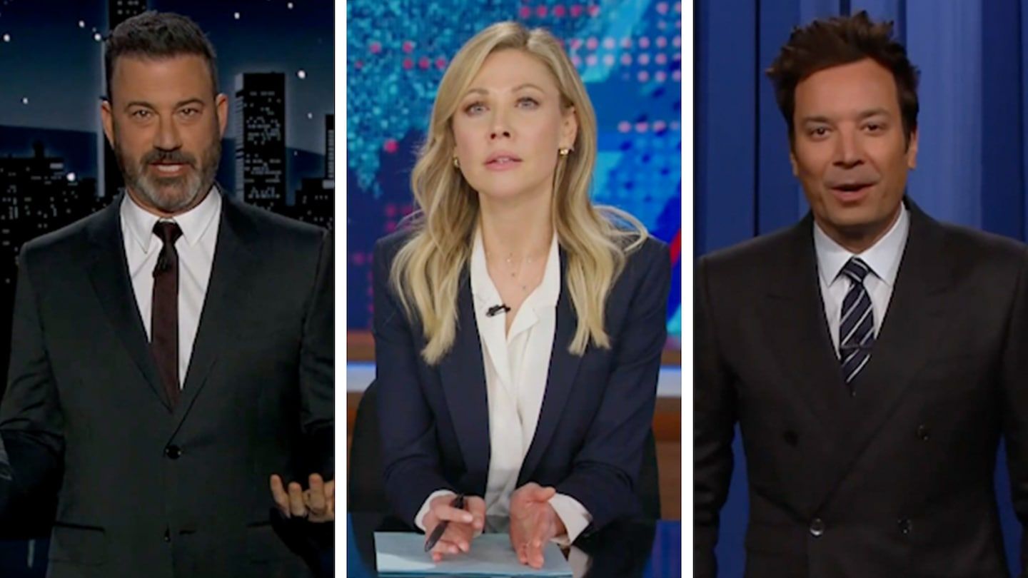 Late-night hosts react to Tucker Carlson and Don Lemon firings