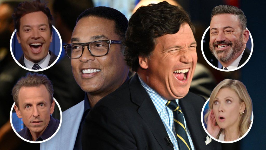 Late-Night Show Hosts Sound Off On Fox News’ Tucker Carlson & CNN’s Don Lemon Getting Ousted