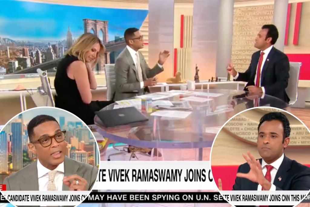 Don Lemon's fiery exchange with GOP candidate Vivek Ramaswamy left CNN leaders 'exasperated'