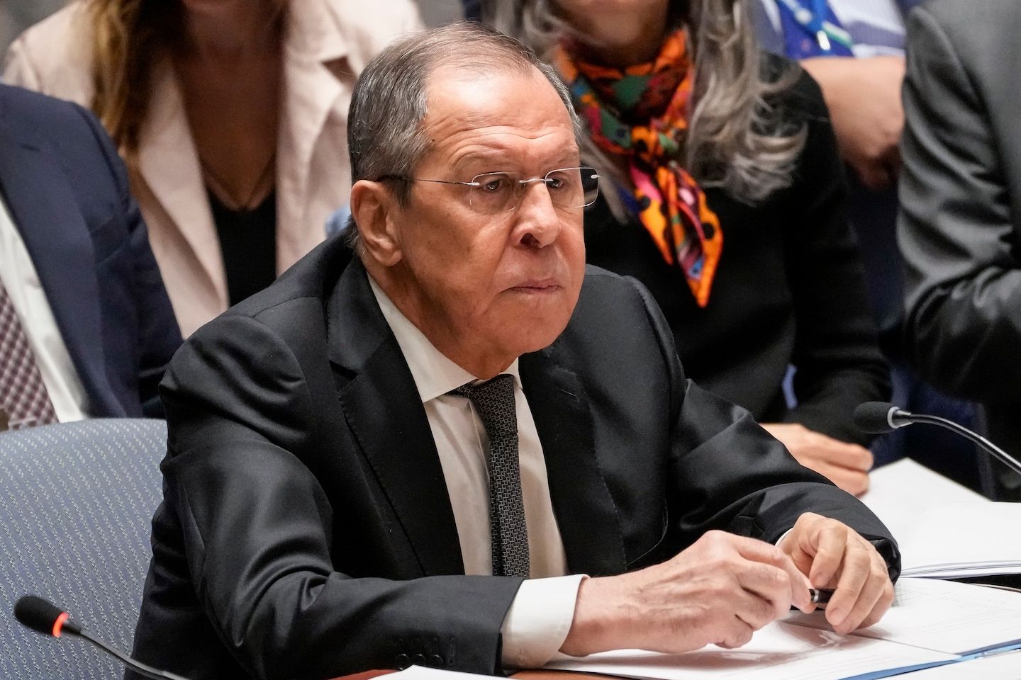 Russia’s Lavrov spars with Western officials at U.N.