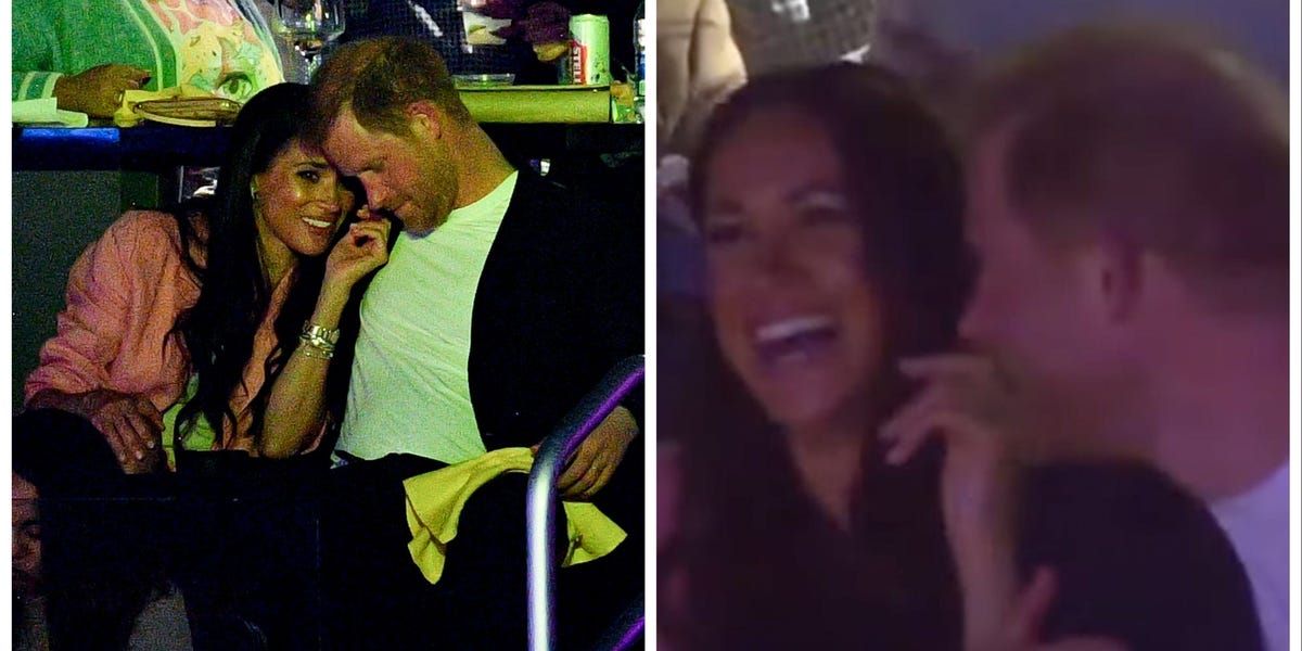 Meghan Markle, Prince Harry Captured on 'Kiss Cam' at NBA Game