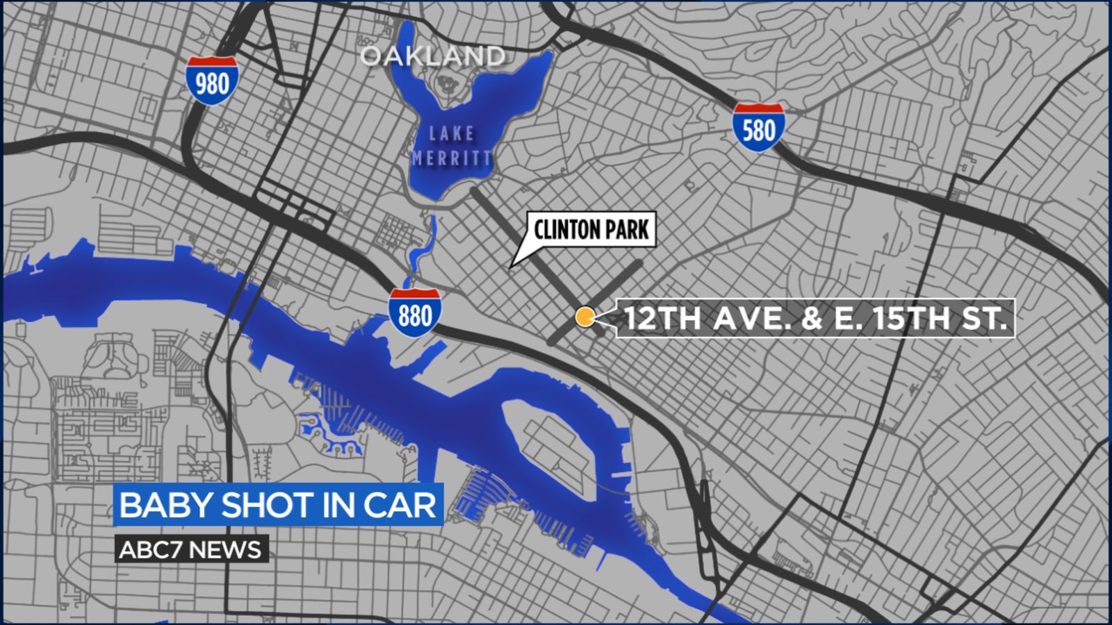 15-month-old shot while riding in car near Oakland's Little Saigon, fire officials say