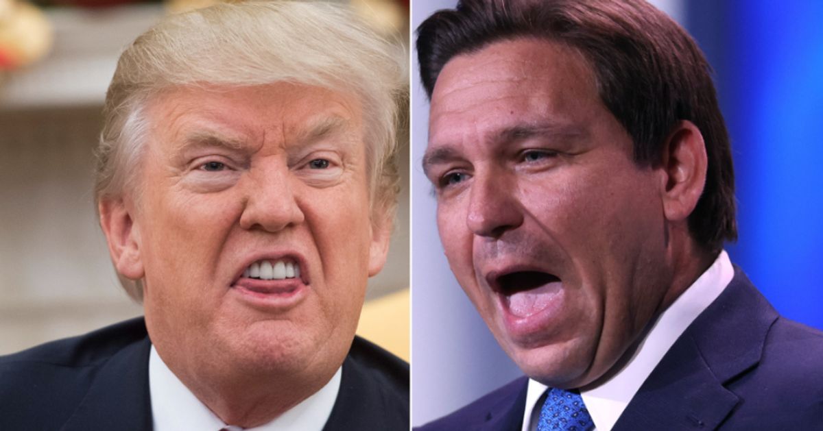 Trump Goes Scorched Earth On DeSantis With Freaky Hitler/Satan Post