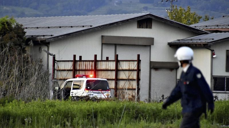 Three dead, including two police officers, in a rare mass stabbing and shooting attack in central Japan