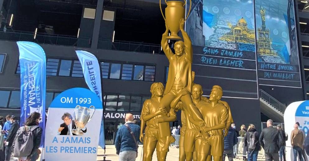 EXCLUSIF. Bientôt une statue Bernard Tapie devant le Vélodrome ?