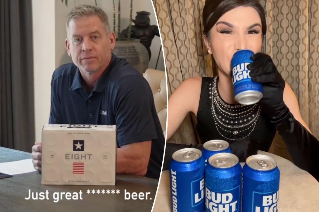 Troy Aikman uses Bud Light's Dylan Mulvaney fiasco to promote his beer