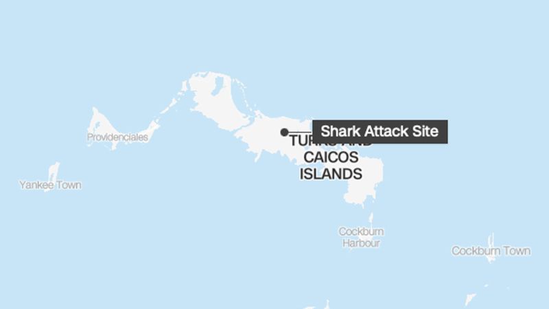 Shark attacks American tourist in Turks and Caicos