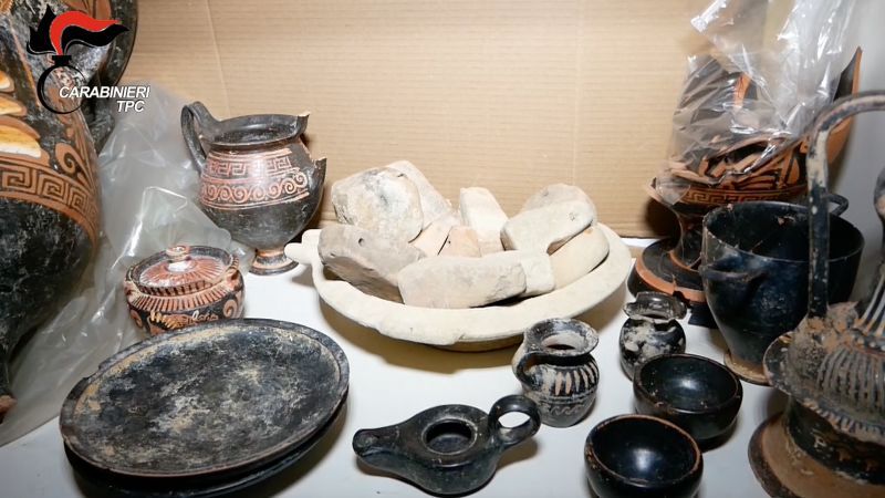 Thousands of stolen artifacts recovered by Italian police