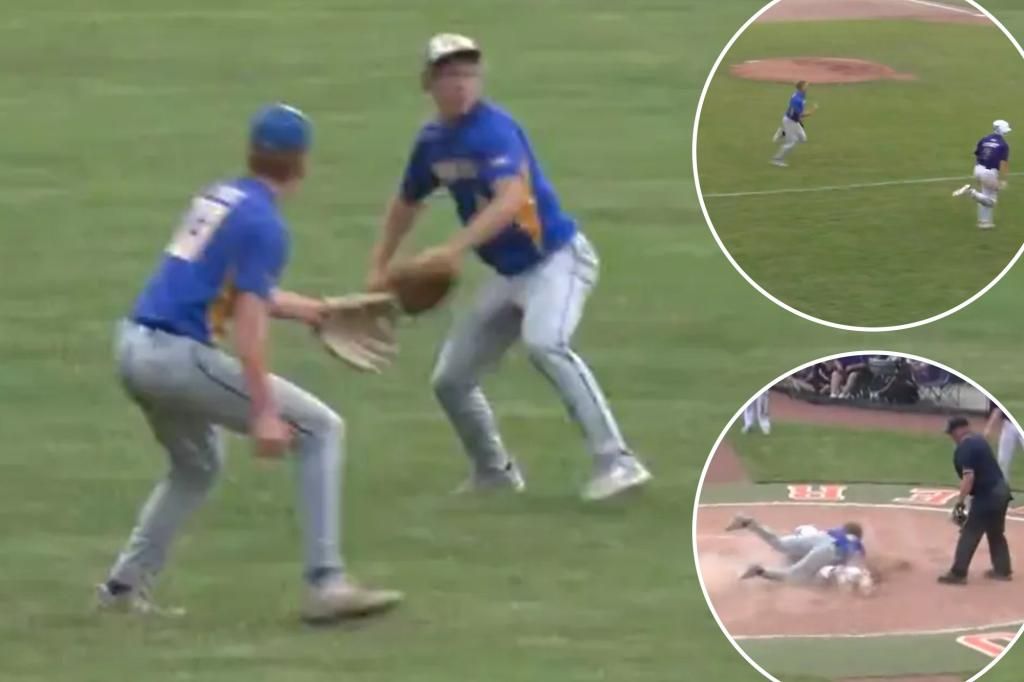 Ohio HS outfielder sprints to home plate, tags runner