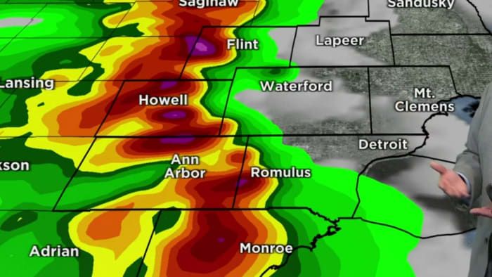 Possible severe storms could bring lightning, damaging winds, and hail to Metro Detroit: Here’s when