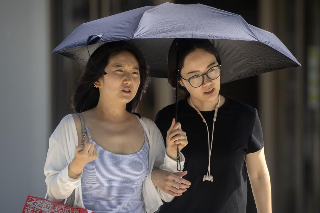 They're Not Using Umbrellas in Beijing Because of Rain