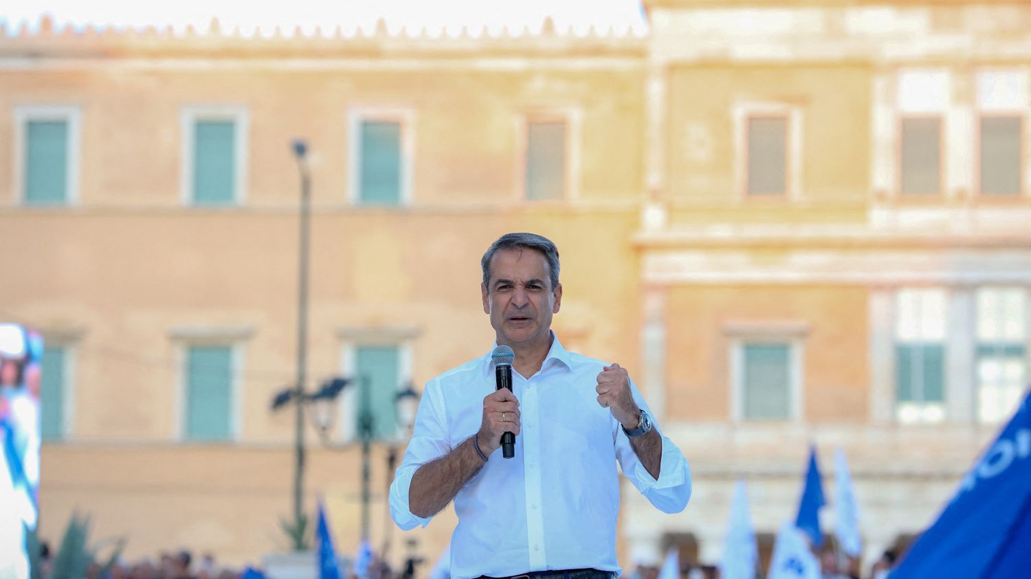 Elections en Grèce : le parti de droite de l'ancien Premier ministre Kyriakos Mitsotakis largement en tête, selon des sondage sortie des urnes