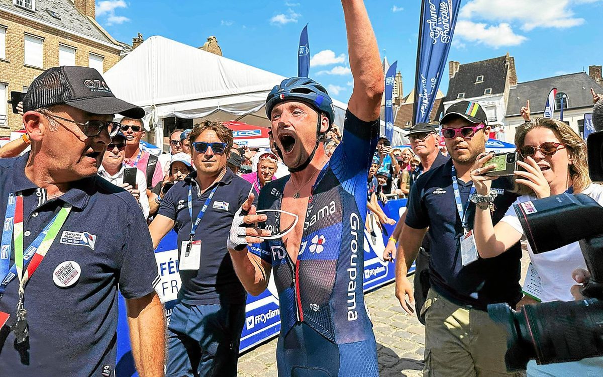 Le Finistérien Valentin Madouas champion de France de cyclisme ! [Diaporama]