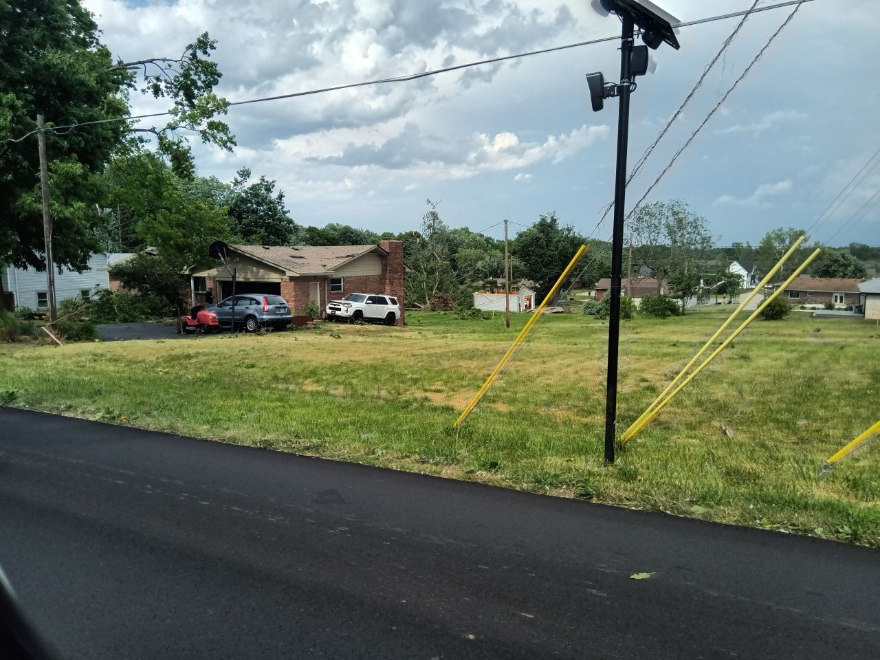 Tornado damage reported in Johnson Co.