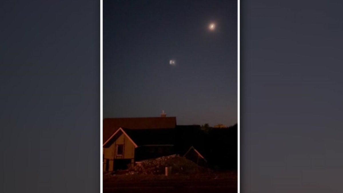 What were those mysterious lights seen over Texas Sunday?