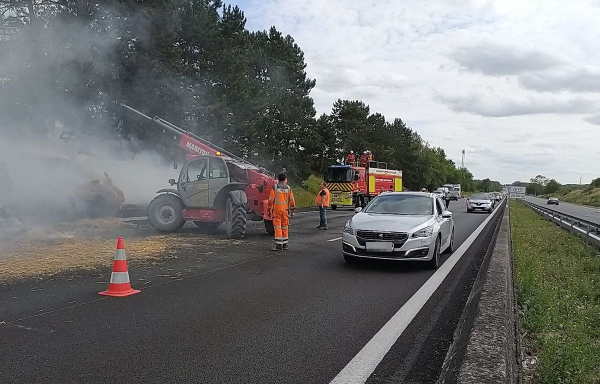 Oise : Soixante automobilistes verbalisés pour avoir filmé un camion en feu sur l’autoroute