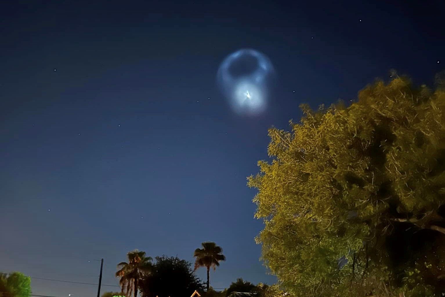 What were those strange lights appearing over Texas?