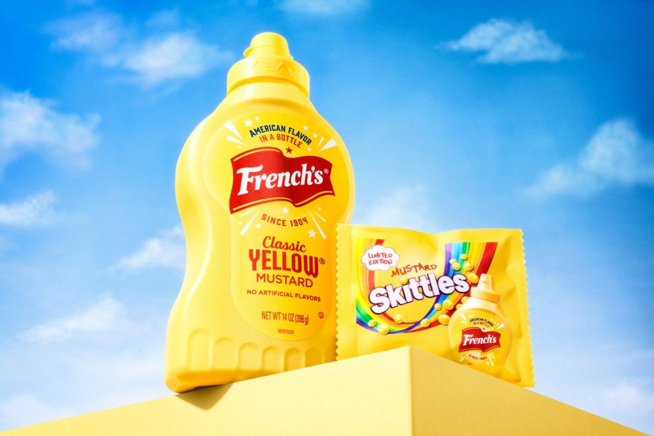 French's and Skittles team up to release mustard-flavored candy