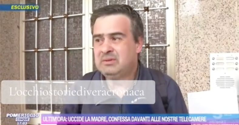 En Italie, un homme avoue avoir tué sa mère en plein reportage à la télévision