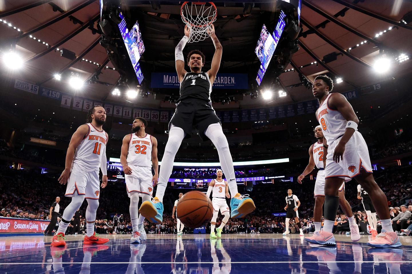 NBA : Victor Wembanyama brille au Madison Square Garden, malgré la défaite des San Antonio Spurs