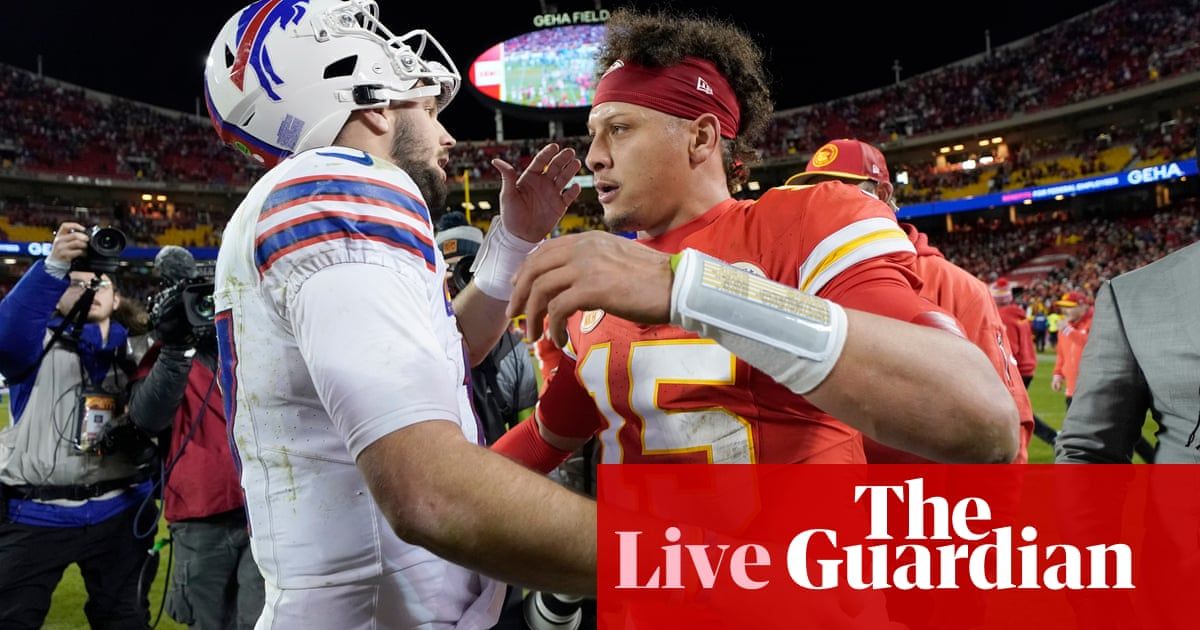 AFC championship game: Buffalo Bills v Kansas City Chiefs - live