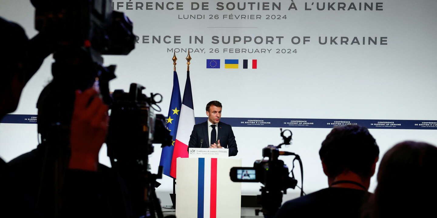 uerre en Ukraine : Macron affirme que l’envoi de troupes occidentales à l’avenir ne peut " être exclu ", mais souligne l’absence de consensus