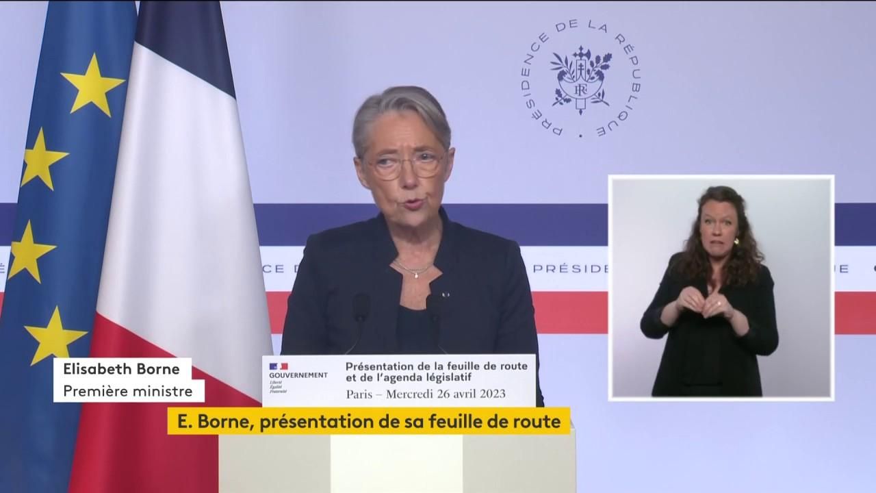 DIRECT. Feuille de route d'Elisabeth Borne : la Première ministre annonce la présentation du projet de loi France Travail début juin