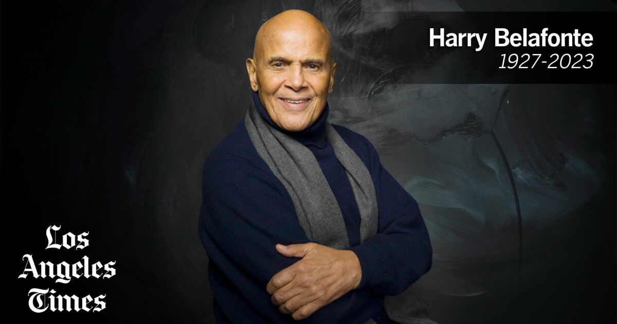 Harry Belafonte, singer, actor, civil rights activist, dies