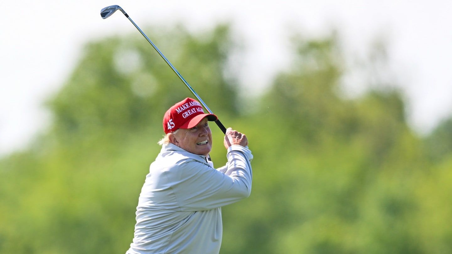 Trump praises LIV Golf, its Saudi backers, and his own courses