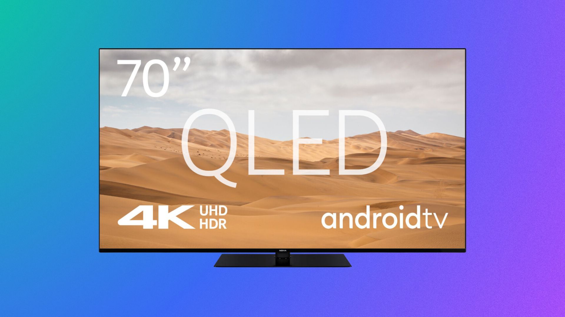 Jamais un TV 4K QLED grand de 70 pouces sous Android n'a coûté aussi peu cher