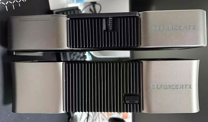 Alleged NVIDIA GeForce RTX 4090 Ti or Titan Ada Graphics Card Pictured Once Again, Massive Quad-Slot Cooler