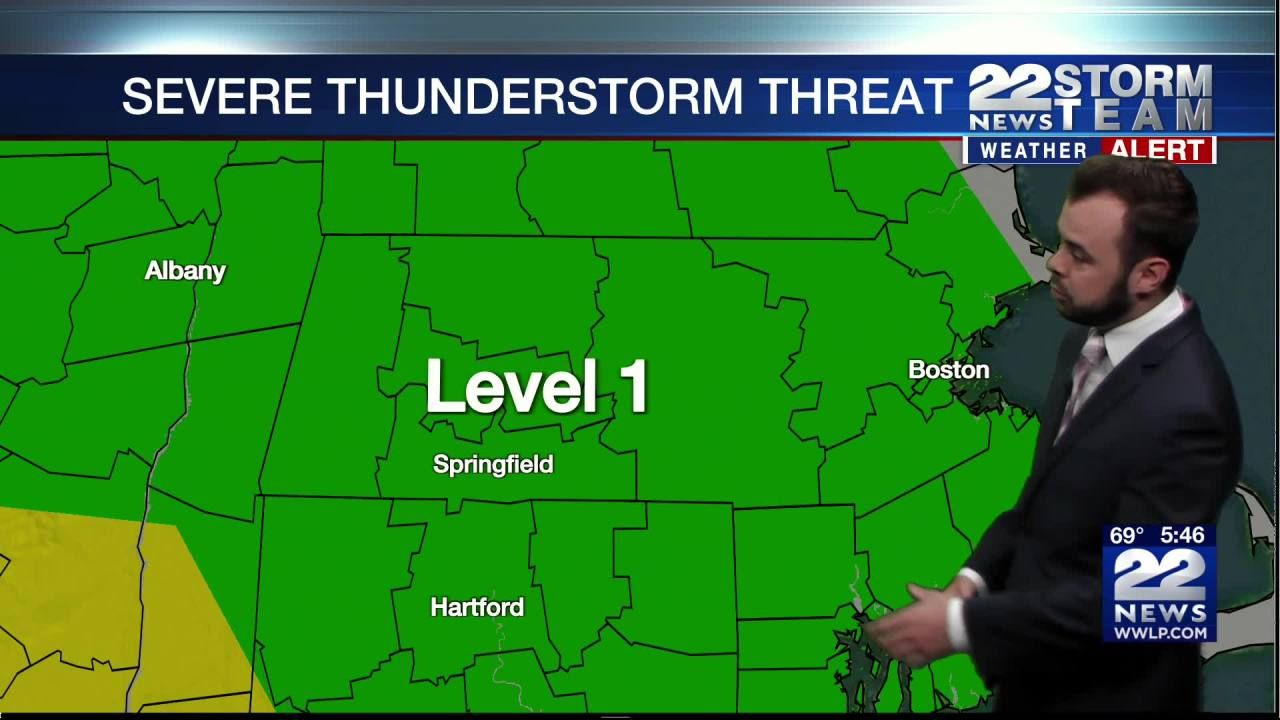 Weather Alert: Chance for strong to severe storms Monday