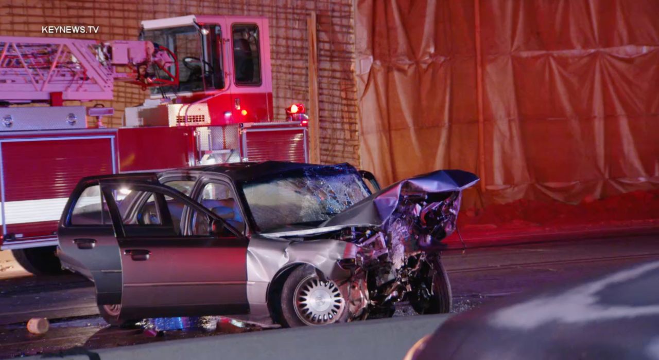 Alcohol suspected in fatal 10-car crash on 10 Freeway