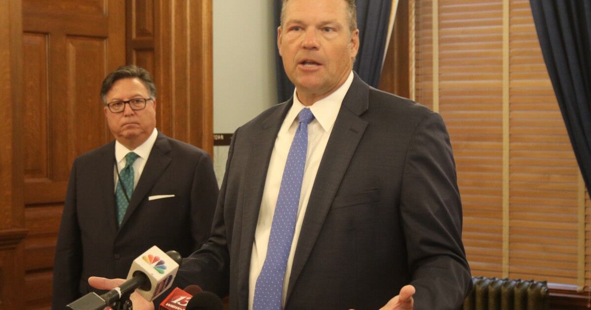 Kobach says trans Kansans' IDs will be changed back to their sex assigned at birth