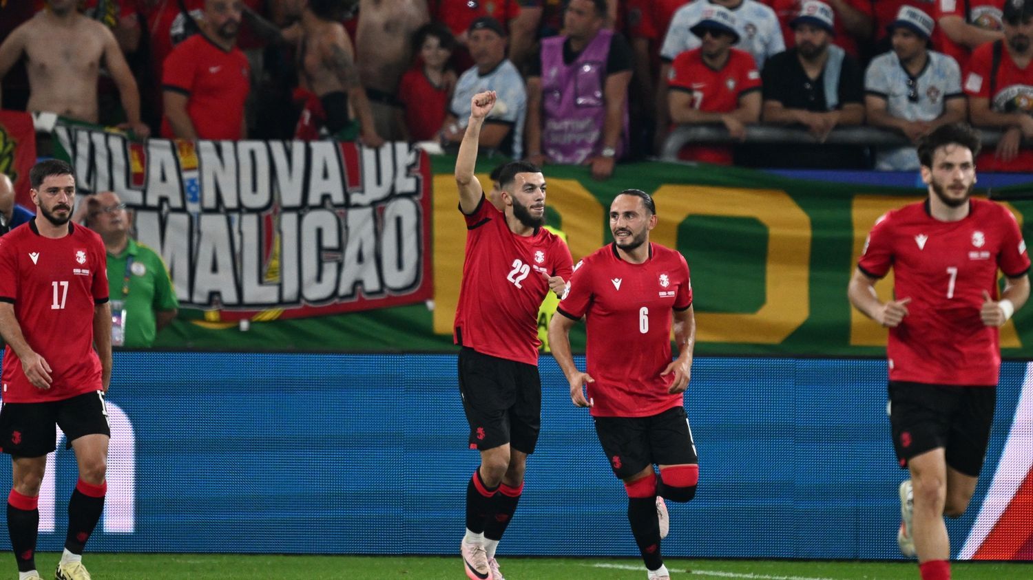 Euro 2024 : qualification historique de la Géorgie en huitièmes de finale après sa victoire contre le Portugal