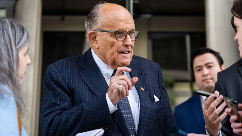 Giuliani concedes he made defamatory statements about Georgia election workers